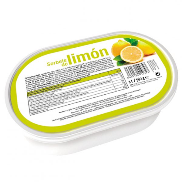 sorbete de limón