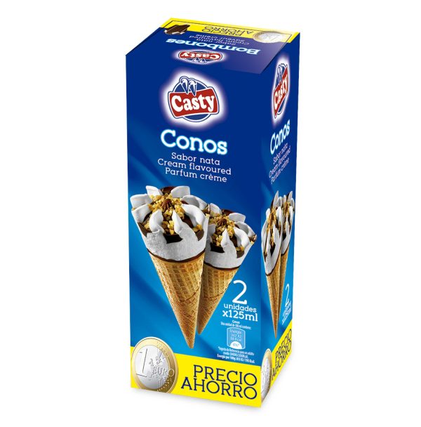 pack conos de helado de nata