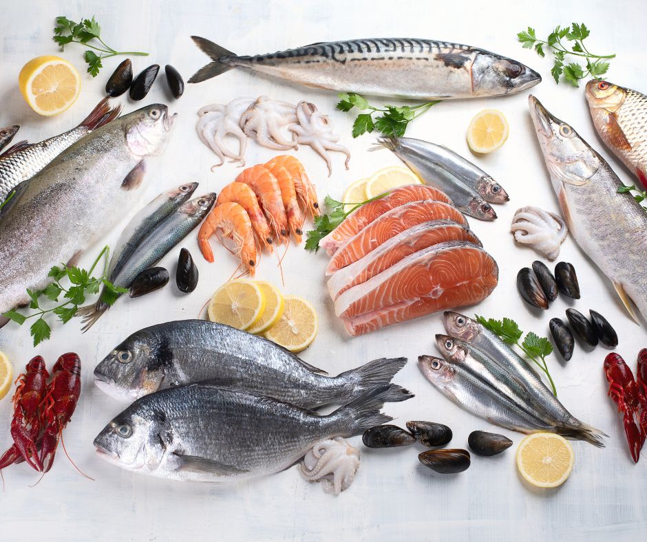 El consumo de pescado mejora la masa muscular.